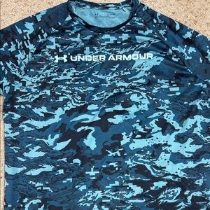 Under Armour Digital Blue Camo Tee